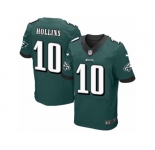 Men's Nike Philadelphia Eagles #10 Mack Hollins Elite Midnight Green Team Color NFL Jersey