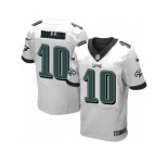 Men's Nike Philadelphia Eagles #10 Mack Hollins Elite White NFL Jersey
