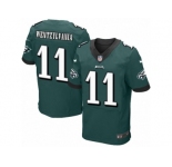Men's Nike Philadelphia Eagles #11 Carson Wentz Elite Midnight Green Team Color Wentzylvania NFL Jersey