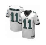 Men's Nike Philadelphia Eagles #11 Carson Wentz Elite White Wentzylvania NFL Jersey