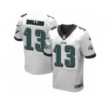 Men's Nike Philadelphia Eagles #13 Mack Hollins Elite White NFL Jersey