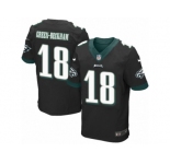 Men's Nike Philadelphia Eagles #18 Dorial Green-Beckham Elite Black Alternate NFL Jersey