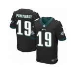 Men's Nike Philadelphia Eagles #19 Donnel Pumphrey Elite Black Alternate NFL Jersey