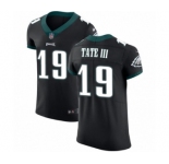 Men's Nike Philadelphia Eagles #19 Golden Tate III Black Vapor Untouchable Elite Player NFL Jersey