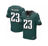 Men's Nike Philadelphia Eagles #23 Rodney McLeod Elite Midnight Green Team Color NFL Jersey