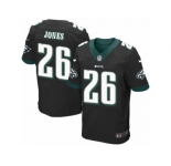 Men's Nike Philadelphia Eagles #26 Sidney Jones Elite Black Alternate NFL Jersey