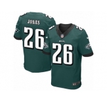 Men's Nike Philadelphia Eagles #26 Sidney Jones Elite Midnight Green Team Color NFL Jersey
