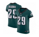 Men's Nike Philadelphia Eagles #29 Avonte Maddox Midnight Green Team Color Vapor Untouchable Elite Player NFL Jersey