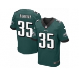 Men's Nike Philadelphia Eagles #35 LeGarrette Blount Elite Midnight Green Team Color NFL Jersey