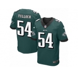Men's Nike Philadelphia Eagles #54 Stephen Tulloch Elite Midnight Green Team Color NFL Jersey
