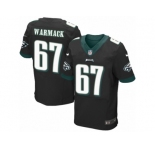 Men's Nike Philadelphia Eagles #67 Chance Warmack Elite Black Alternate NFL Jersey