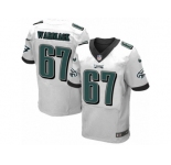 Men's Nike Philadelphia Eagles #67 Chance Warmack Elite White NFL Jersey