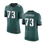 Men's Nike Philadelphia Eagles #73 Isaac Seumalo Elite Midnight Green Team Color NFL Jersey