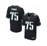 Men's Nike Philadelphia Eagles #75 Vinny Curry Elite Black Alternate NFL Jersey