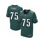 Men's Nike Philadelphia Eagles #75 Vinny Curry Elite Midnight Green Team Color NFL Jersey
