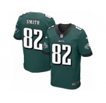 Men's Nike Philadelphia Eagles #82 Torrey Smith Elite Midnight Green Team Color NFL Jersey