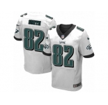 Men's Nike Philadelphia Eagles #82 Torrey Smith Elite White NFL Jersey