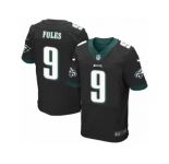 Men's Nike Philadelphia Eagles #9 Nick Foles Elite Black Alternate NFL Jersey