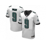 Men's Nike Philadelphia Eagles #9 Nick Foles Elite White NFL Jersey