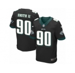 Men's Nike Philadelphia Eagles #90 Marcus Smith II Elite Black Alternate NFL Jersey