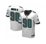 Men's Nike Philadelphia Eagles #90 Marcus Smith II Elite White NFL Jersey