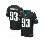 Men's Nike Philadelphia Eagles #93 Timmy Jernigan Elite Black Alternate NFL Jersey