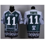 Nike Philadelphia Eagles #11 Carson Wentz Midnight Green Men's Stitched NFL Elite Noble Fashion Jersey[Wentz]