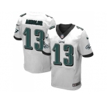 Nike Philadelphia Eagles #13 Nelson Agholor White Men's Stitched NFL New Elite Jersey