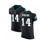 Nike Philadelphia Eagles #14 Mike Wallace Black Alternate Men Stitched NFL Vapor Untouchable Elite Jersey