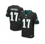 Nike Philadelphia Eagles #17 Alshon Jeffery Black Alternate Men's Stitched NFL New Elite Jersey