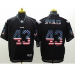 Nike Philadelphia Eagles #43 Sproles Black Jerseys(USA Flag Fashion Elite)