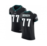 Nike Philadelphia Eagles #77 Michael Bennett Black Alternate Men Stitched NFL Vapor Untouchable Elite Jersey