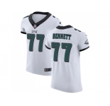 Nike Philadelphia Eagles #77 Michael Bennett White Men Stitched NFL Vapor Untouchable Elite Jersey