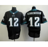 nike nfl jerseys philadelphia eagles #12 cunningham black[Elite]