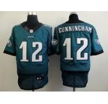 nike nfl jerseys philadelphia eagles #12 cunningham green[Elite]
