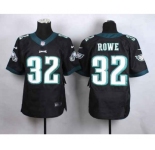nike nfl jerseys philadelphia eagles #32 rowe black[Elite]