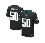 nike nfl jerseys philadelphia eagles #50 alonso black[Elite]