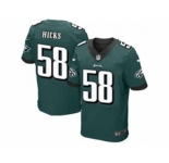 nike nfl jerseys philadelphia eagles #58 jordan hicks green[Elite][hicks]
