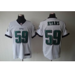 nike nfl jerseys philadelphia eagles #59 ryans white[Elite]