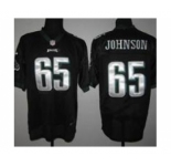nike nfl jerseys philadelphia eagles #65 johnson black[Elite]