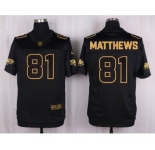 nike nfl jerseys philadelphia eagles #81 matthews black gold collection[Elite]