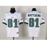 nike nfl jerseys philadelphia eagles #81 matthews white[Elite]