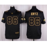 nike nfl jerseys philadelphia eagles #86 ertz black gold collection[Elite]