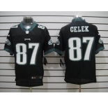 nike nfl jerseys philadelphia eagles #87 brent celek black[Elite]