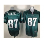 nike nfl jerseys philadelphia eagles #87 brent celek green[Elite]