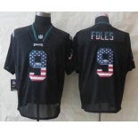 nike nfl jerseys philadelphia eagles #9 foles black[Elite USA flag fashion]