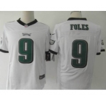 nike nfl jerseys philadelphia eagles #9 foles white[Elite]