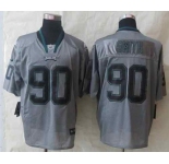 nike nfl jerseys philadelphia eagles #90 smith grey[Elite lights out]