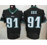nike nfl jerseys philadelphia eagles #91 cox black[Elite]