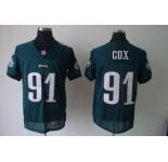 nike nfl jerseys philadelphia eagles #91 cox green[elite]